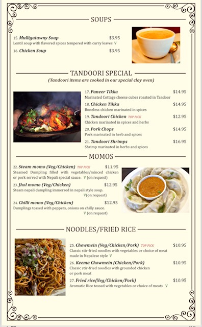 Menu Mantra (Nepalese & Indian Cuisine)-2